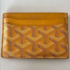 Goyard Cardholder - yellow